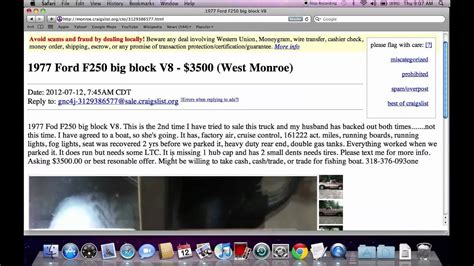 more from nearby areas (sorted by distance) search a wider area. . Craigslist monroe la
